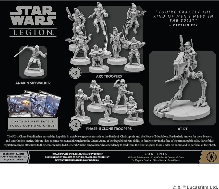 Star Wars Legion 501st Legion