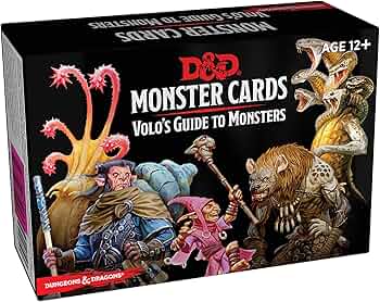 D&D: Monster Cards: Volo's Guide