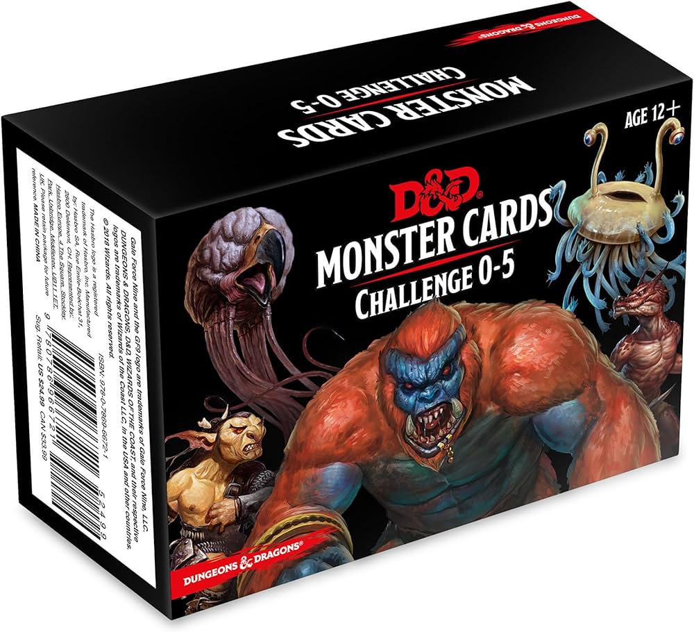D&D: Monster Cards 0-5