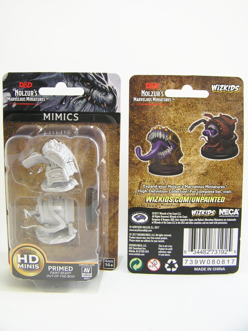 D&D: Nolzurs Miniatures: Mimics