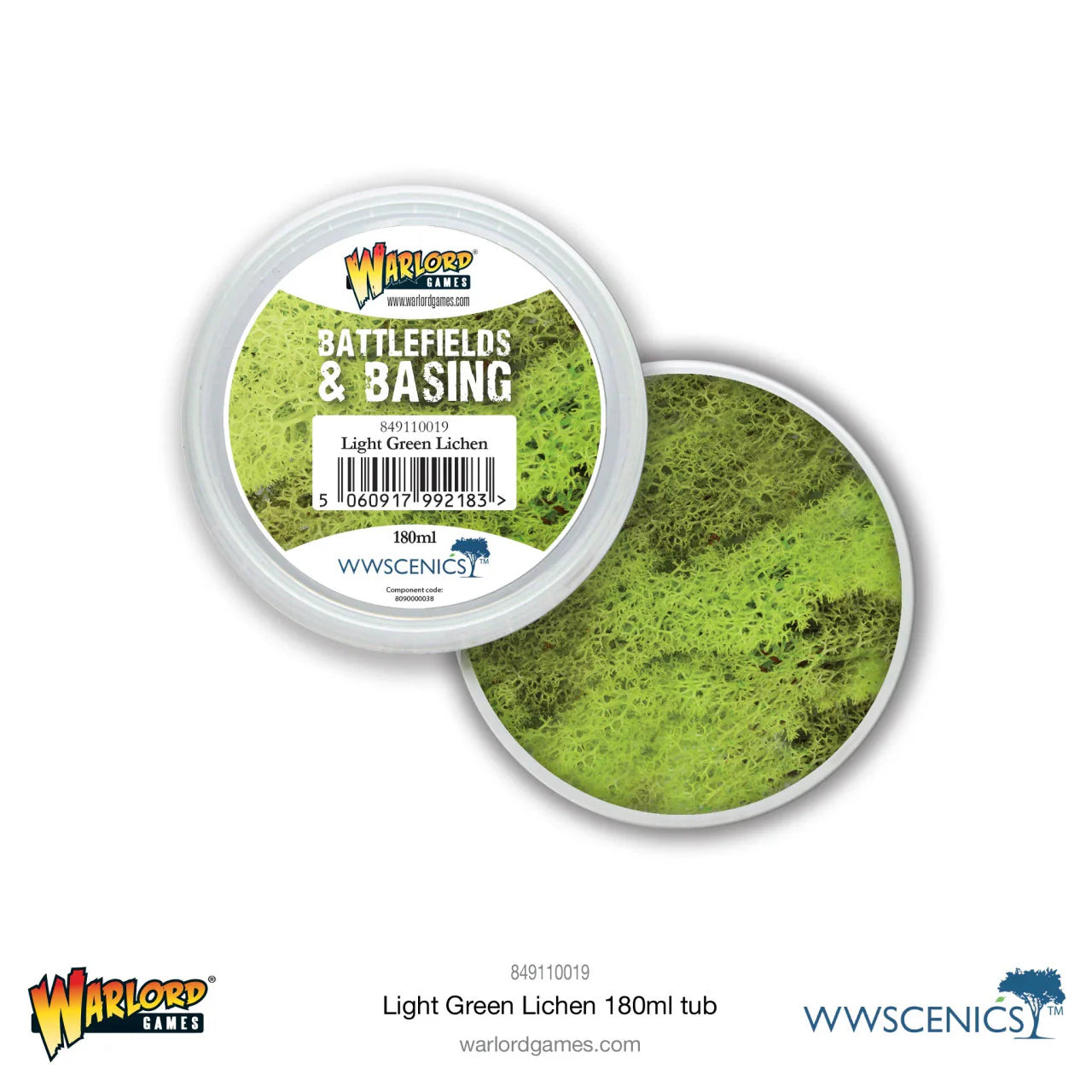 Basing Materials: Light Green Lichen