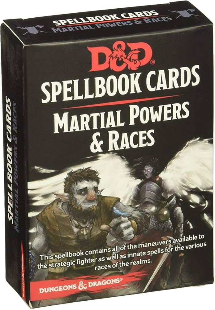 D&D: Spellbook Cards: Martial Deck